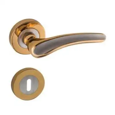 POIGNEE DE PORTE AVEC ROSACE YAKUT TROU DE CLE SATINE-ALBRIFINE DOGANLAR DOGANLAR - 1