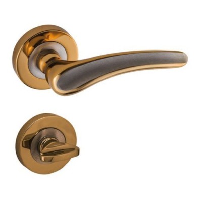 POIGNEE DE PORTE ROSACE YAKUT CONDAMNATION SATINE-ALBRIFINE DOGANLAR DOGANLAR - 1