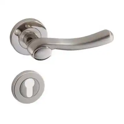 POIGNÉE DE PORTE DILARA GRAND TROU SATIN-CHROMÉ DOGANLAR DOGANLAR - 1