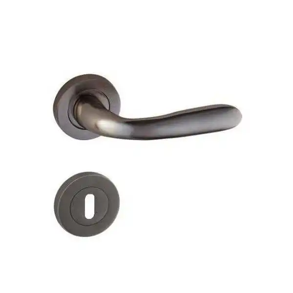 POIGNÉE DE PORTE AVEC ROSACE BORA TROU DE CLÉ GRIS DOGANLAR