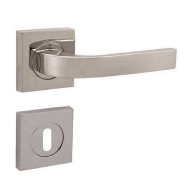 POIGNEE DE PORTE ROSACE TUTKU TROU DE CLE SATINE DOGANLAR DOGANLAR - 1