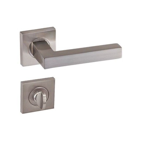 POIGNEE DE PORTE AVEC ROSACE HERA CONDAMNATION SATINE DOGANLAR