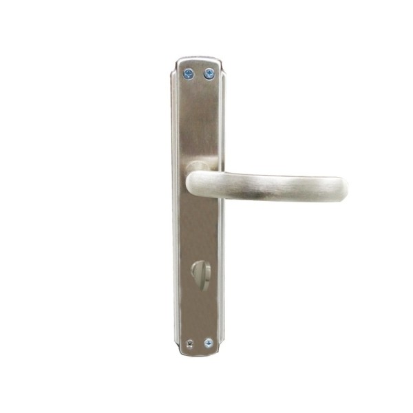 POIGNÉE DE PORTE SUR PLAQUE VERSAILLE CONDAMNATION SATIN STAP