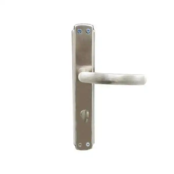 POIGNÉE DE PORTE SUR PLAQUE VERSAILLE CONDAMNATION SATIN STAP