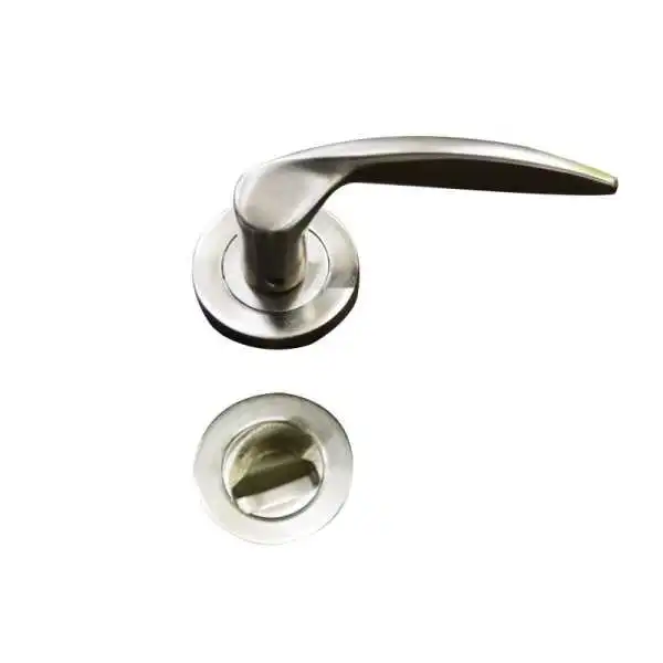 POIGNÉE DE PORTE SUR ROSACE CARTHAGE CONDAMNATION SATIN STAP