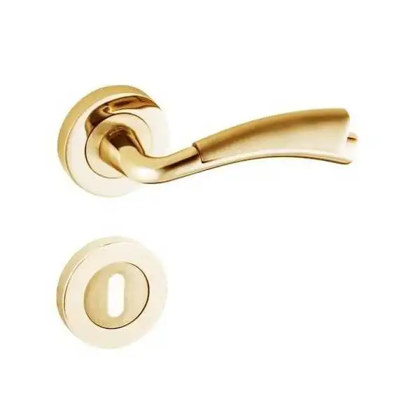 POIGNEE DE PORTE AVEC ROSACE VEKTOR TROU DE CLE CAFFE-ALBRIFINE DOGANLAR