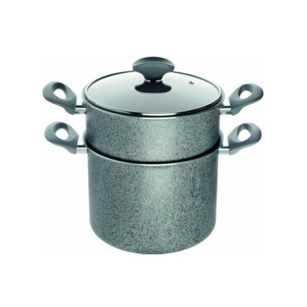 COUSCOUSSIER AVEC COUVERCLE 5L  GRANITE WINOX