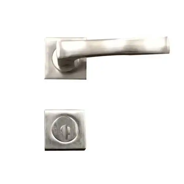 POIGNÉE DE PORTE SUR ROSACE ALHAMBRA CONDAMNATION SATIN STAP