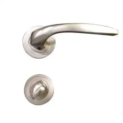 POIGNÉE DE PORTE SUR ROSACE DOLMABAHCE CONDAMNATION SATIN STAP STAP - 1