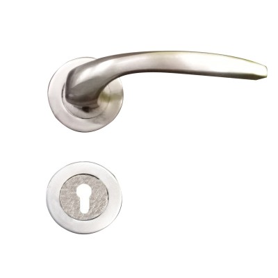 POIGNEE DE PORTE ROSACE DOLMABAHCE TROU DE CYLINDRE SATIN STAP STAP - 1