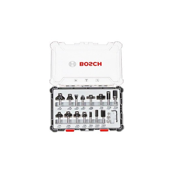 FRAISE EXT/INT 8MM KIT15 BOSCH