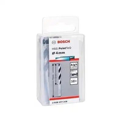 LOT DE 10 FORET METAL 4MM HSS-TEQ BOSCH BOSCH - 1