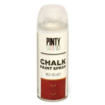 PEINTURE CHALK PAINT ROUGE VELOURS REF:CK804  EN SPRAY PINTY PLUS PINTY PLUS - 1