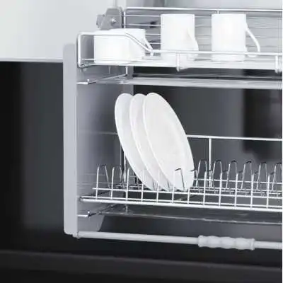 ÉLÉVATEUR ÉTAGÈRE À DEUX COUCHES 60CM STARAX STARAX - 2