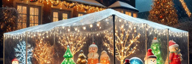 Les astuces pour protéger vos décorations de Fête de Noël des intempéries